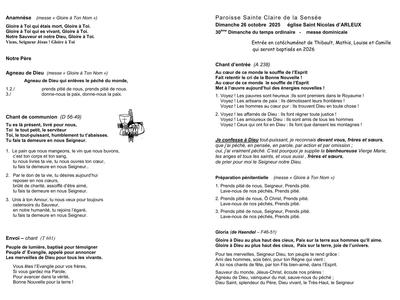 2025-10- 26 octobre - ARLEUX- 30e dim-ext