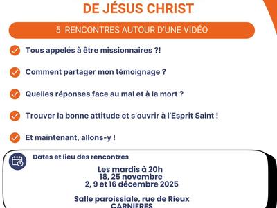 Parcours Disciples Missionnaires 2