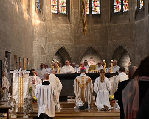 Ordination diacres permanents Jean-Paul Ledez et R