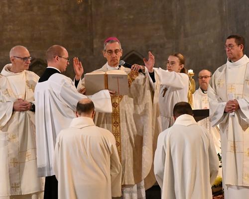 Ordination diacres permanents Jean-Paul Ledez et R