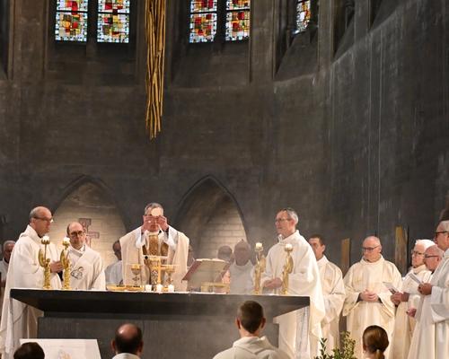 Ordination diacres permanents Jean-Paul Ledez et R