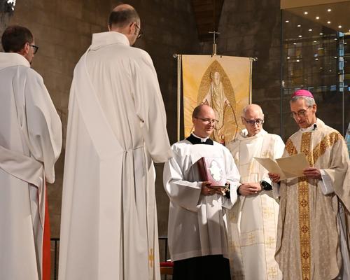 Ordination diacres permanents Jean-Paul Ledez et R