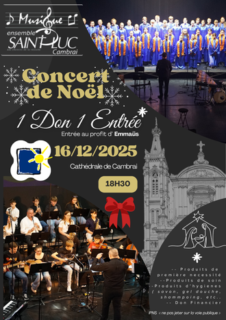affiche concert noel st luc 2025