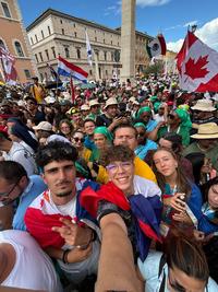 Evan au Jubile a Rome