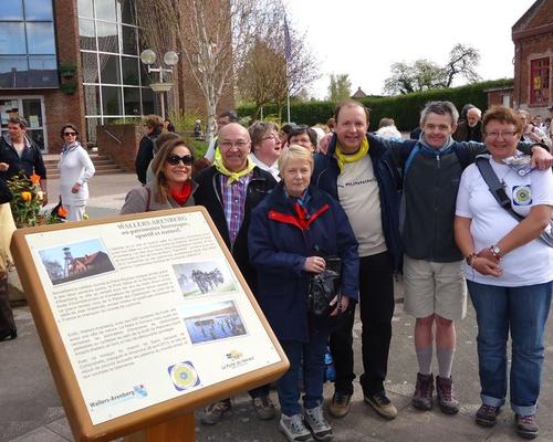 Chemin de St Jacques a Wallers inauguration