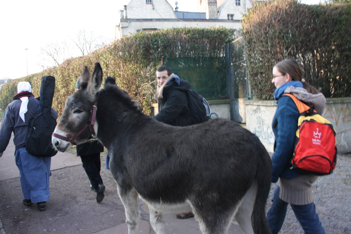 En route Vers la maison Notre-Dame