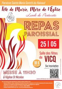 2026 04 17 Affiche Repas paroissial a Vicq