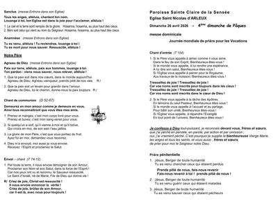 2026-04- 26 avril - ARLEUX - 4e Paques - pages 4-1