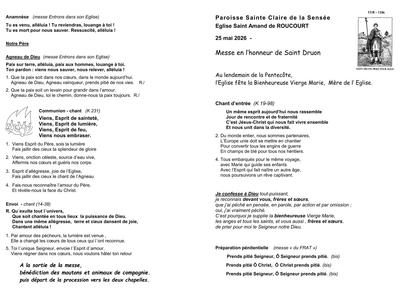 2026-05- 25 mai - ROUCOURT (St Druon) - Lundi de P