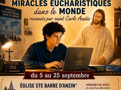 Affiche Expo Miracles Eucharistiques SJMA 1