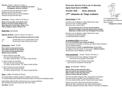 2026-07- 25 juillet - HAMEL - 17e dim - pages 4-1