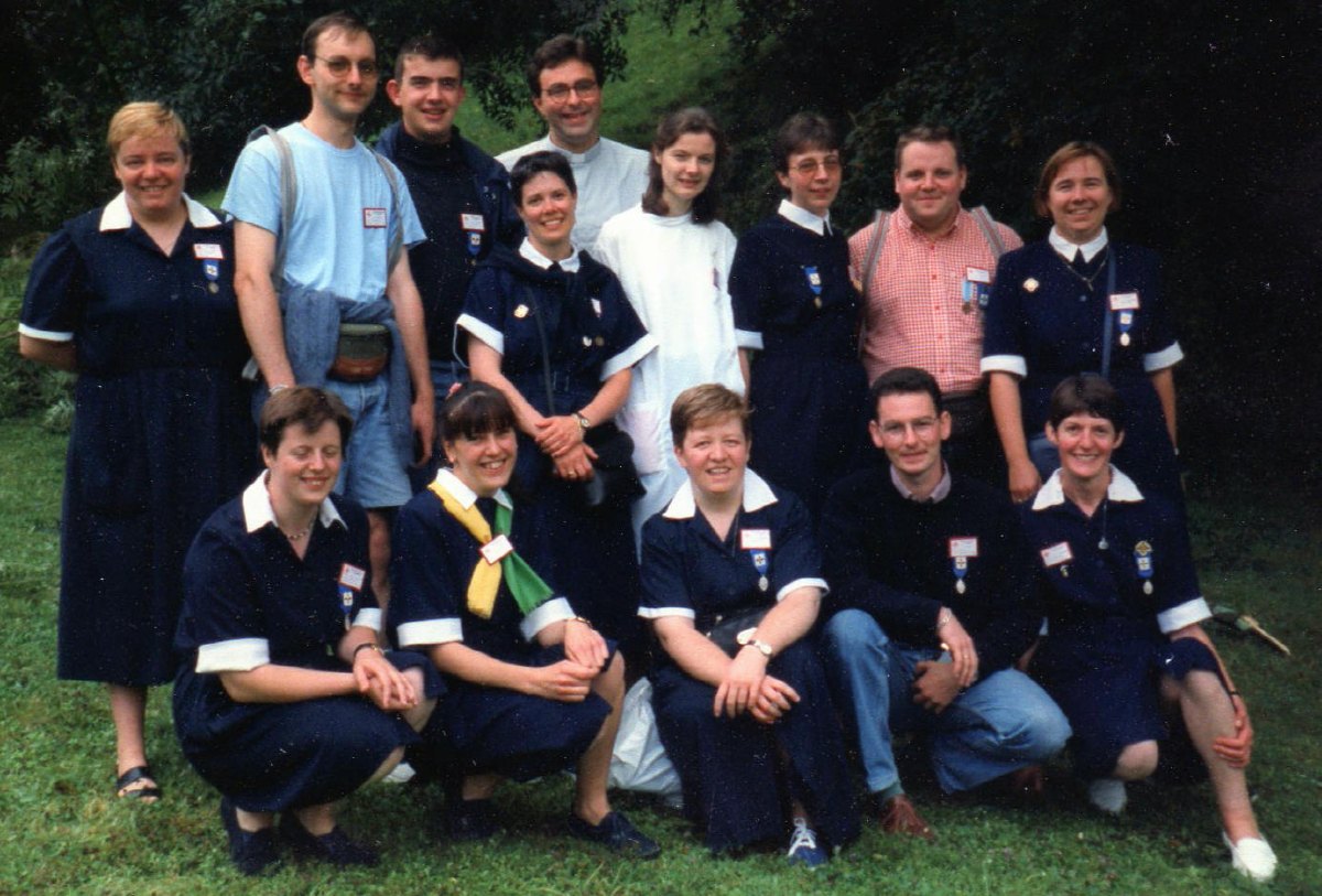 Groupe d'hospitaliers du Train Rouge Août 1996