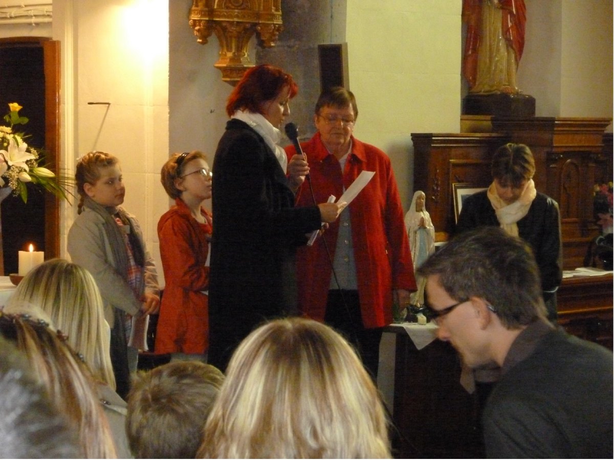 Participation des enfants, parents et catéchistes à l’animation de la messe