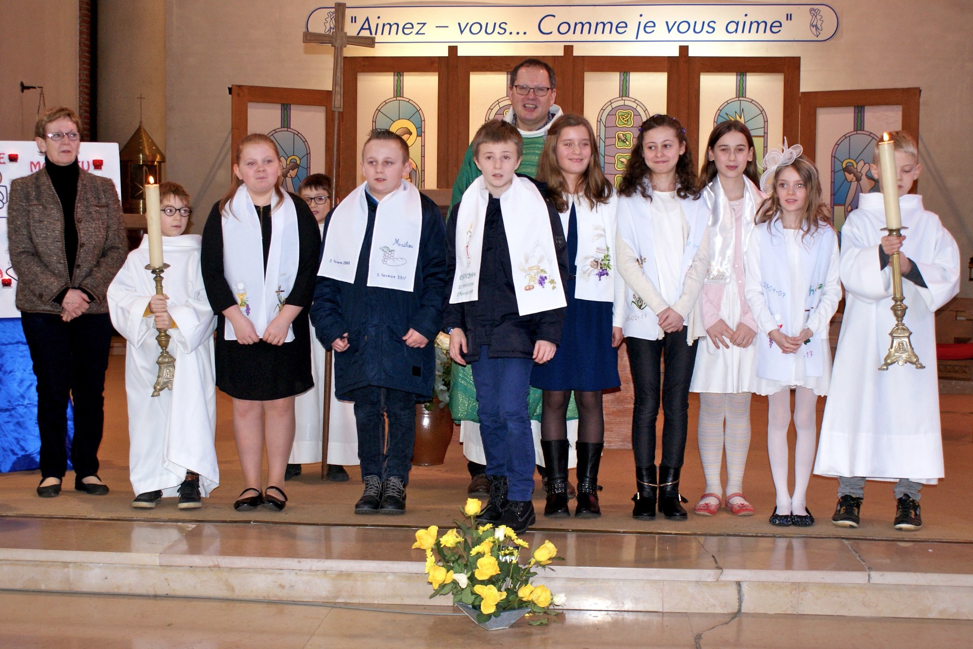 2017-02-05 - Messe familles - 1e#re communion SC -