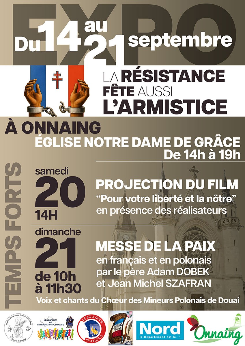 2025 09 14 Affiche Expo Résistance Onnaing