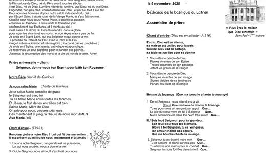 2025-11- 09 novembre - ARLEUX - Dedicace basilique