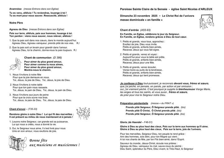 2025-11- 23 novembre - ARLEUX - Le Christ Roi de l