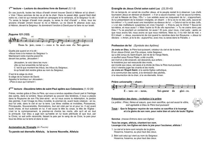 2025-11- 23 novembre - ARLEUX - Le Christ Roi de l