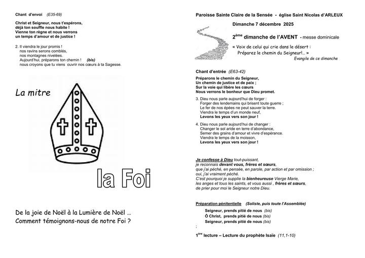 2025-12- 07 decembre - ARLEUX - 2eme Avent - pages