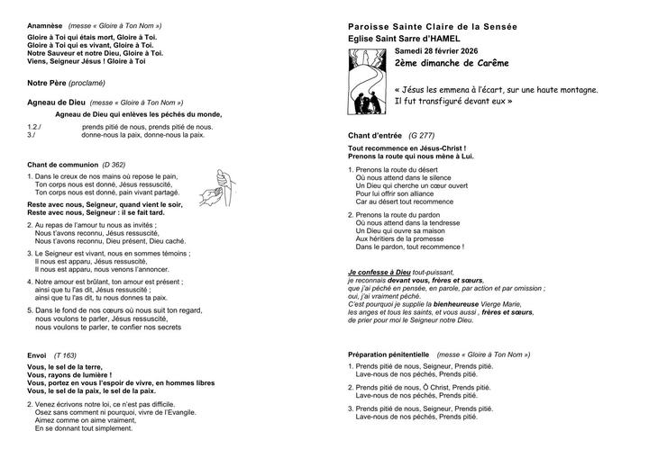2026-02- 28 fevrier - HAMEL - 2e Careme - pages 4-