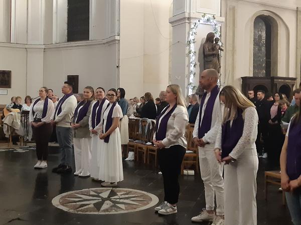 paques 2026 somain profession de foi des catéchummènes