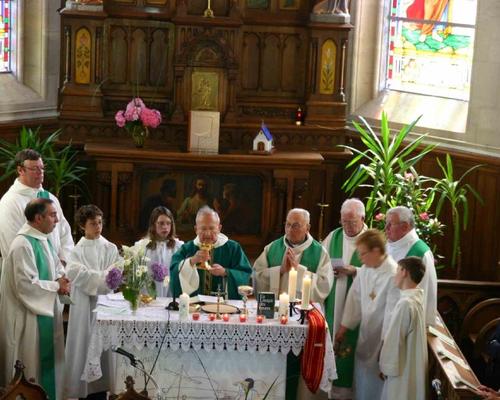 JUBILE 60 ANS SACERDOCE  LOUIS  FLEURY + SOEUR NEL