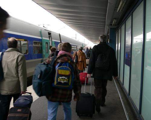 Gare d Arras Voie 1 en voiture !