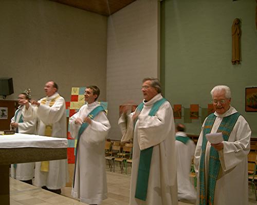 eucharistie, chant final