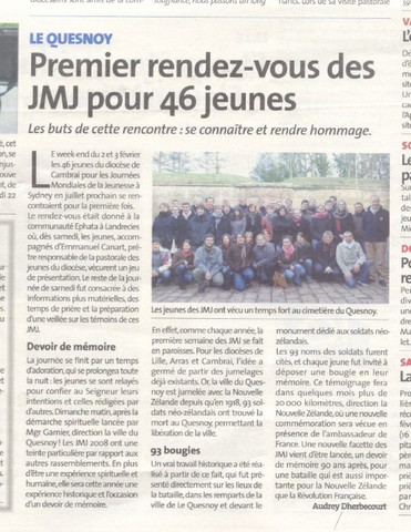 article croix du nord du 15.02.2008