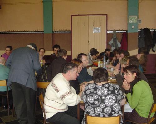 repas équipe animation