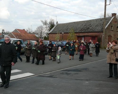 Procession jusqu à l église
