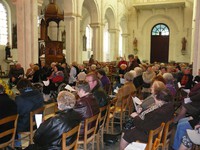 L assemblée avec les malades