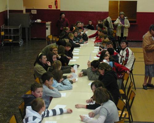 Les enfants de quatrième année de caté
