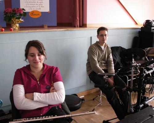 Les "musicos" (musiciens)