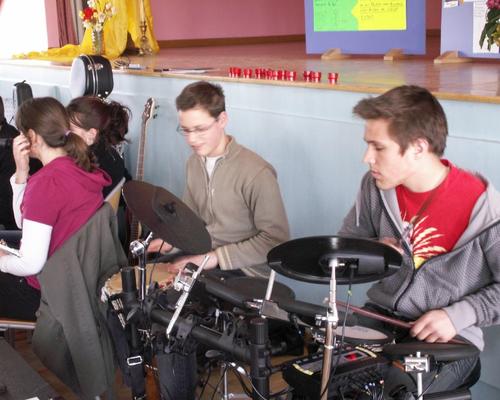 Les "musicos" (musiciens)
