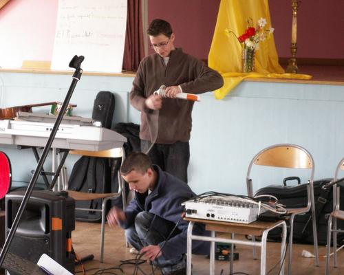 Les "musicos" (musiciens)