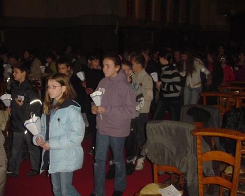 remise de la croix