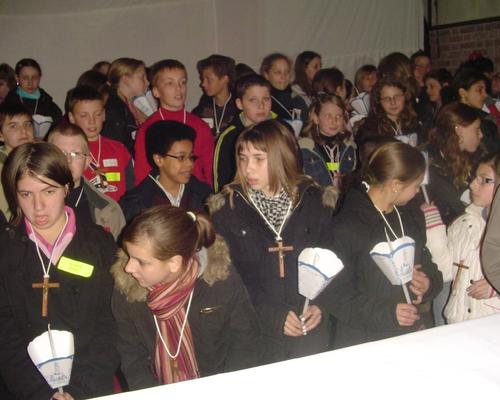 remise de la croix