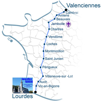 Carte des etapes Grande Visitation 3