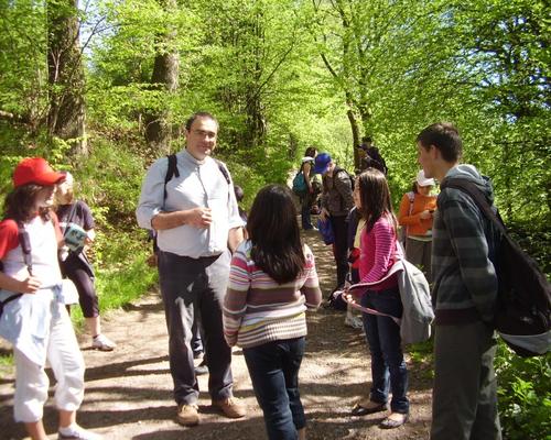pause sur le chemin