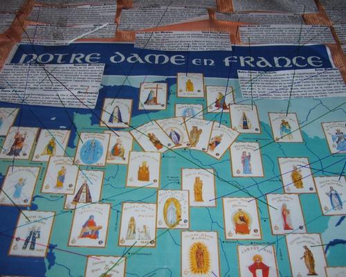 Le grand poster de tous les noms de Notre-Dame en France