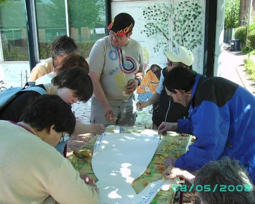 Atelier "Peinture de la robe de la Vierge"