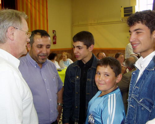 Avec la famille de Moussa