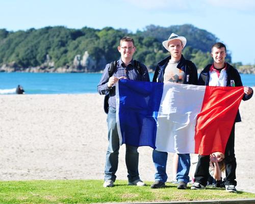 Francais sur la plage