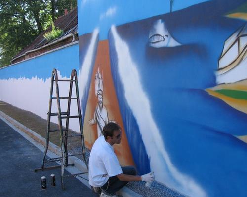 La maison du diocèse prend des couleurs