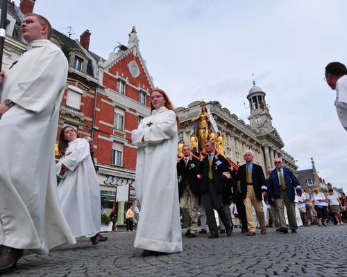 Sur la place de Cambrai