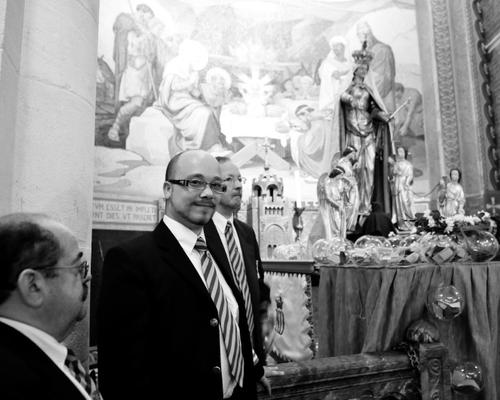 ND du saint Cordon dans la basilique de Lourdes