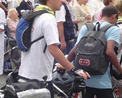 A vélo...