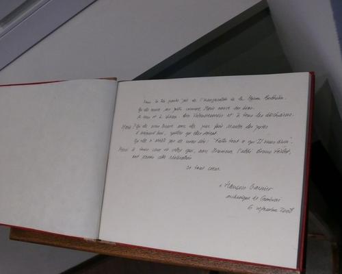 Le livre d'or du musée