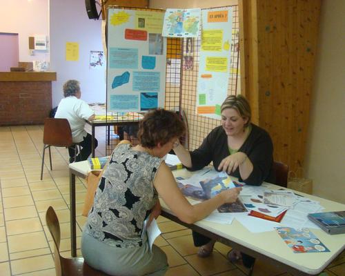 Le stand Dieu plus grand que notre coeur 